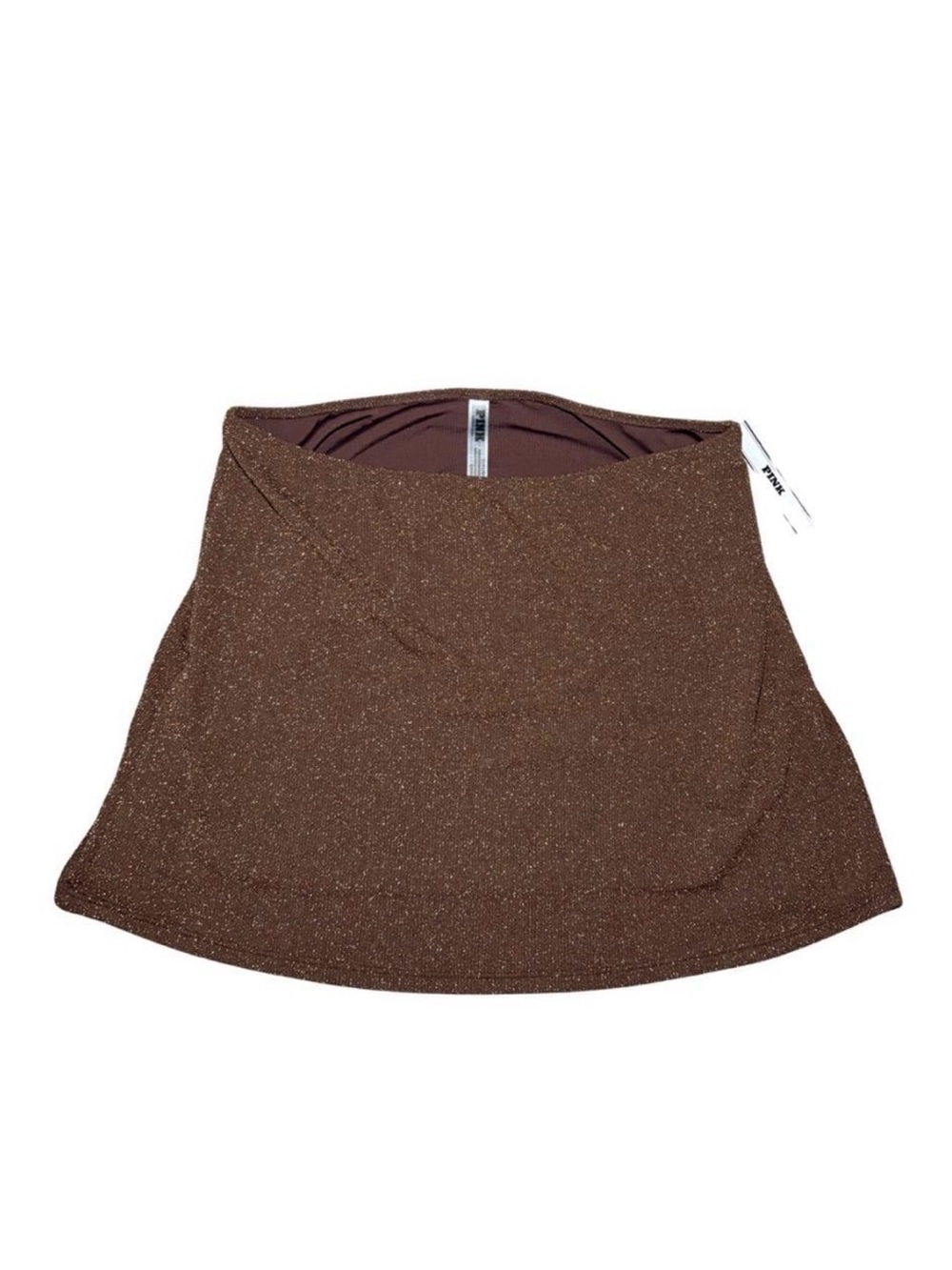 PINK Victoria's Secret Brown Sparkle Mini Skirt